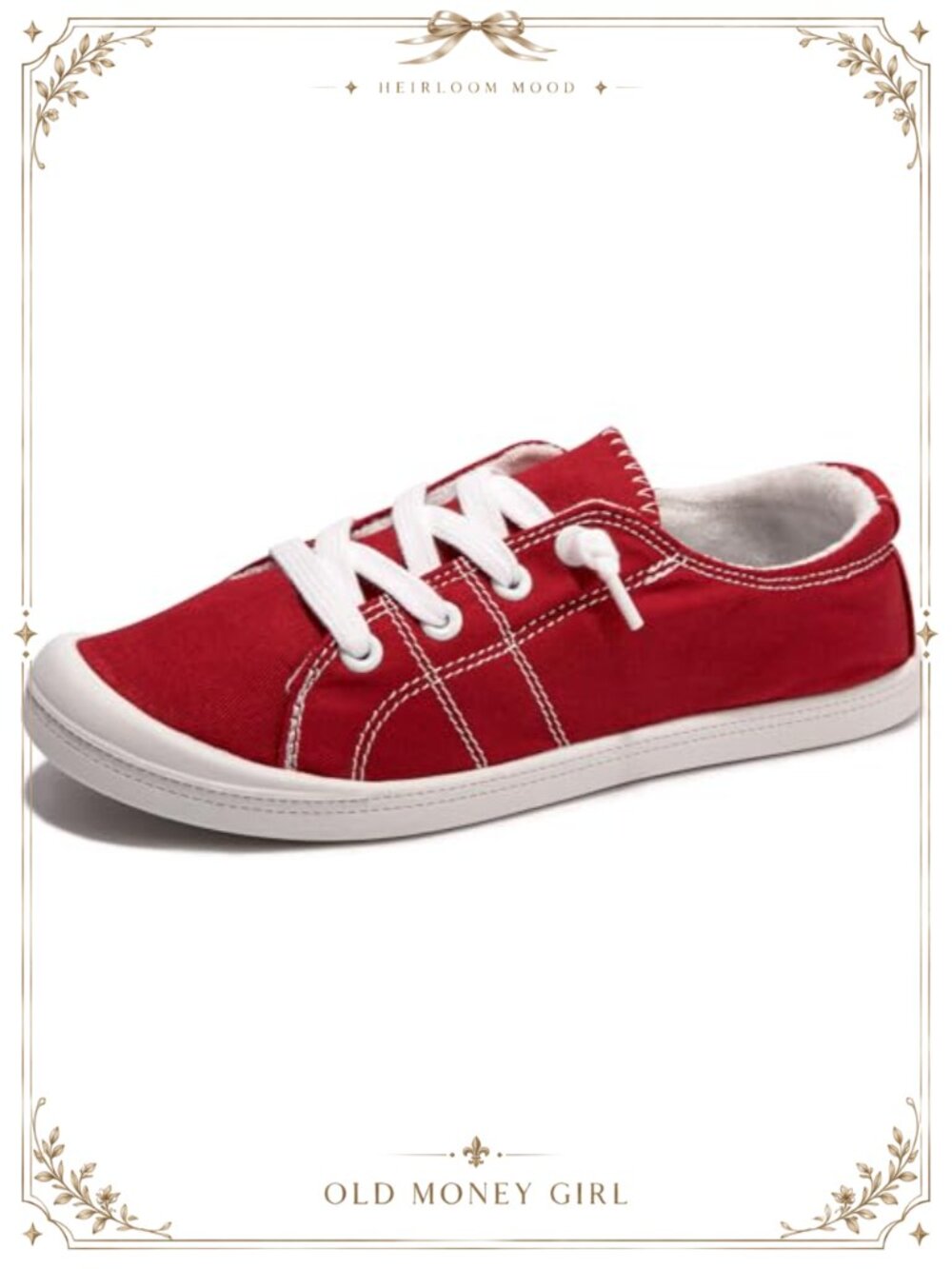 Women's Slip On Canvas Sneaker Low Top Casual Walking Comfort Flat Shoe